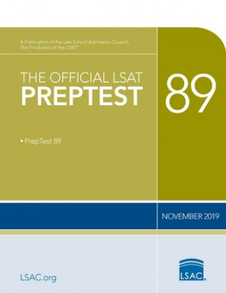 Kniha The Official LSAT Preptest 89: (November 2019 Lsat) Law School Council