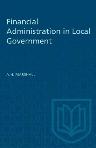 Kniha Financial Administration in Local Government ARTHUR HED MARSHALL
