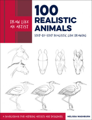 Książka Draw Like an Artist: 100 Realistic Animals Melissa Washburn