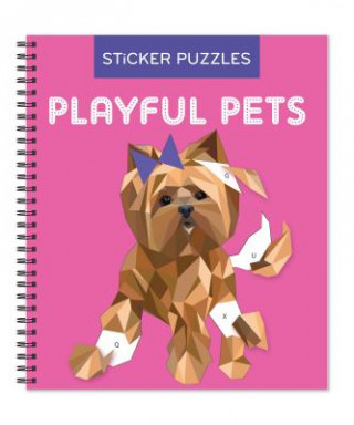 Carte Brain Games - Sticker by Letter: Playful Pets (Sticker Puzzles - Kids Activity Book) Publications International Ltd