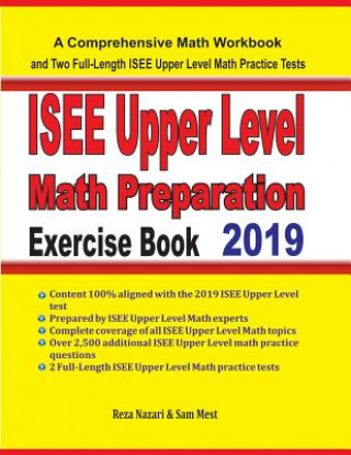 Книга ISEE Upper Level Math Preparation Exercise Book Reza Nazari