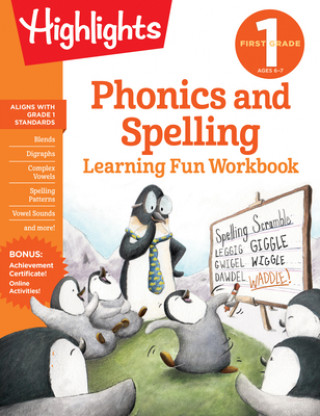 Kniha First Grade Phonics and Spelling Highlights Learning