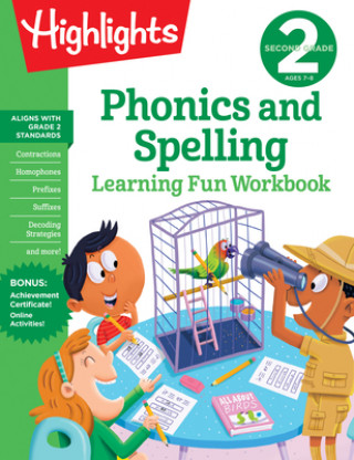 Carte Second Grade Phonics and Spelling Highlights Learning
