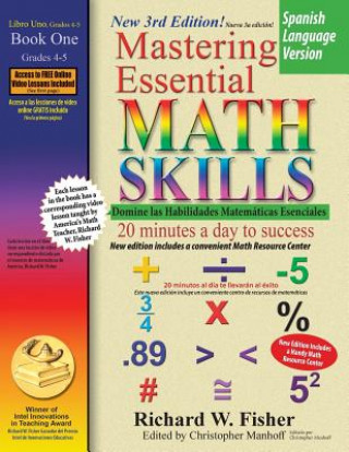Könyv Mastering Essential Math Skills Book 1, Spanish Language Version Richard W Fisher