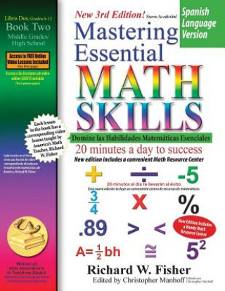 Kniha Mastering Essential Math Skills Book 2, Spanish Language Version Richard W Fisher