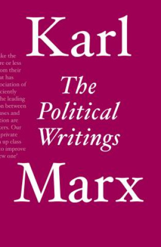 Kniha Political Writings Karl Marx