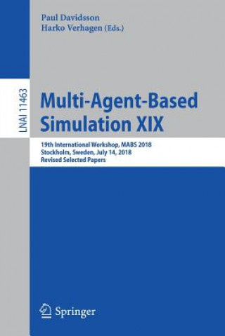 Knjiga Multi-Agent-Based Simulation XIX Paul Davidsson