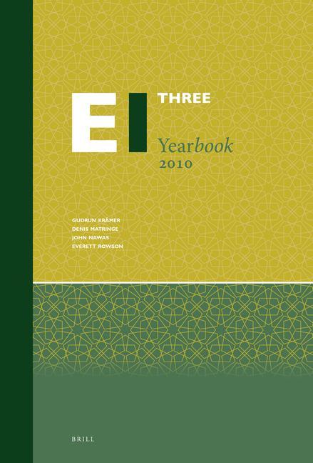 Carte Encyclopaedia of Islam Three Yearbook 2010 Gudrun Kramer