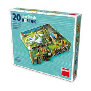 Game/Toy Dřevěné kostky 20K Na statku 