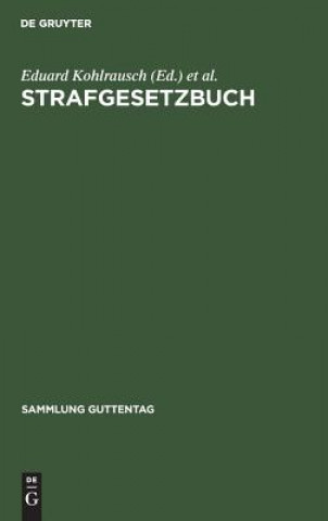 Książka Strafgesetzbuch Eduard Kohlrausch