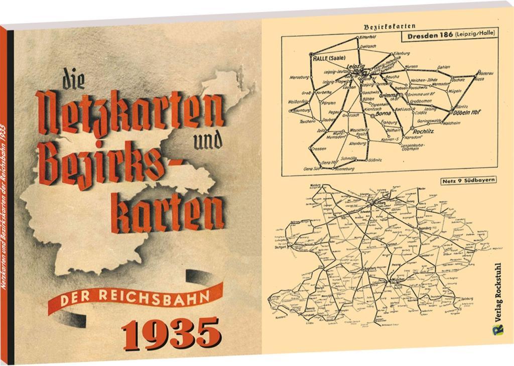 Libro Die Netzkarten und Bezirkskarten der Deutschen Reichsbahn - Gesellschaft (DR-G) 1935 