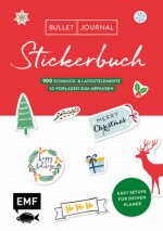 Carte Bullet Journal - Stickerbuch Merry Christmas: 700 weihnachtliche Schmuckelemente 