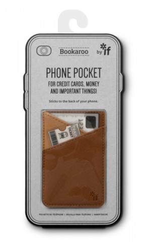 Könyv Bookaroo Phone Pocket - Brown 