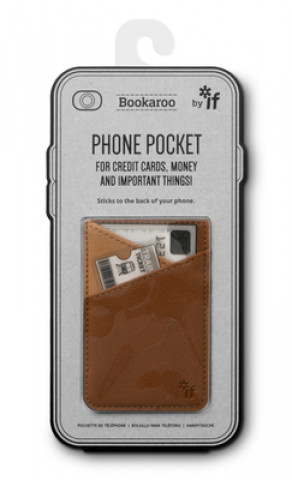 Książka Bookaroo Phone Pocket - Brown 