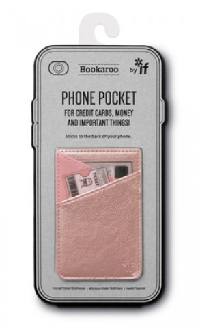 Papírszerek Bookaroo Phone Pocket - Rose Gold 