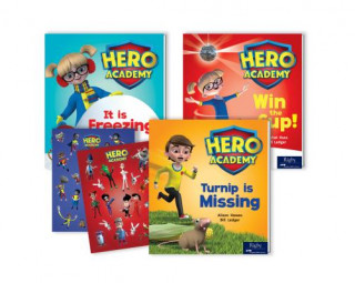 Book Hero Academy Grade 1-2 Parent Pack with Sticker Pack Volume 1 Rigby