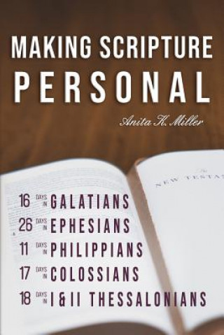 Kniha Making Scripture Personal: Galatians - II Thessalonians Anita K Miller