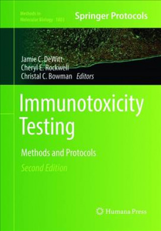Knjiga Immunotoxicity Testing Jamie C. DeWitt