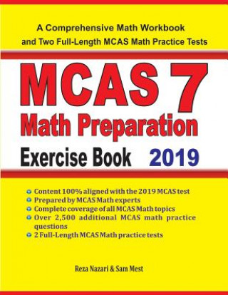 Kniha MCAS 7 Math Preparation Exercise Book Reza Nazari