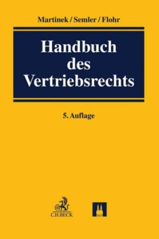 Książka Handbuch Vertriebsrecht Michael Martinek