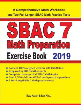 Book SBAC 7 Math Preparation Exercise Book Reza Nazari