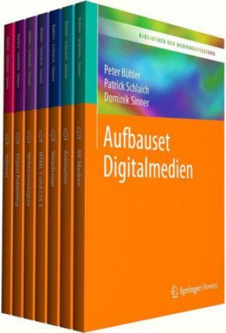Książka Bibliothek der Mediengestaltung - Aufbauset Digitalmedien Peter Bühler