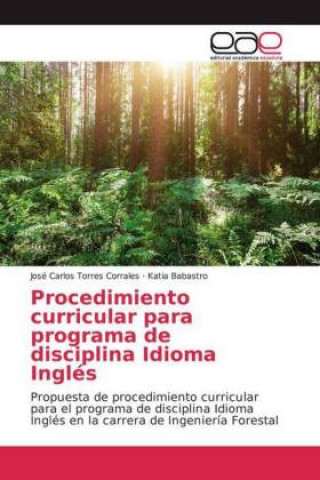 Carte Procedimiento curricular para programa de disciplina Idioma Inglés José Carlos Torres Corrales