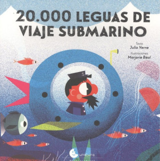 Kniha 20.000 LEGUAS DE VIAJE SUBMARINO JULIO VERNE