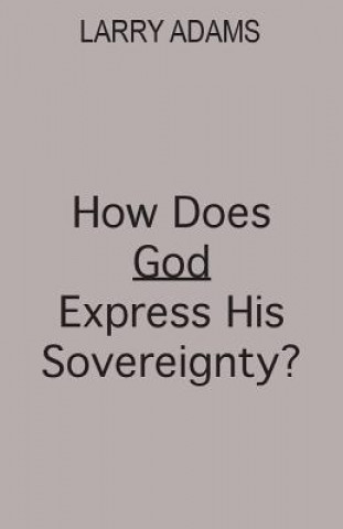 Kniha How Does God Express His Sovereignty? Larry Adams