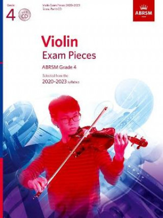 Tlačovina Violin Exam Pieces 2020-2023, ABRSM Grade 4, Score, Part & CD ABRSM