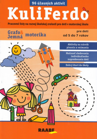Книга KuliFerdo Grafo a jemná motorika pre deti od 5 do 7 rokov collegium