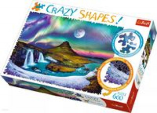 Joc / Jucărie Puzzle Crazy Shapes! 600 Zorza nad Islandią 