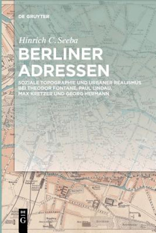 Knjiga Berliner Adressen Hinrich C. Seeba