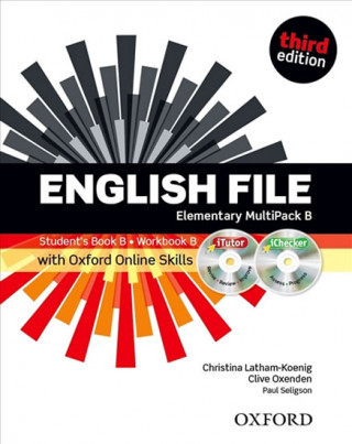 Carte English File: Elementary: Student's Book/Workbook MultiPack B with Oxford Online Skills Latham-Koenig Christina; Oxenden Clive