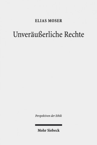 Buch Unverausserliche Rechte Elias Moser
