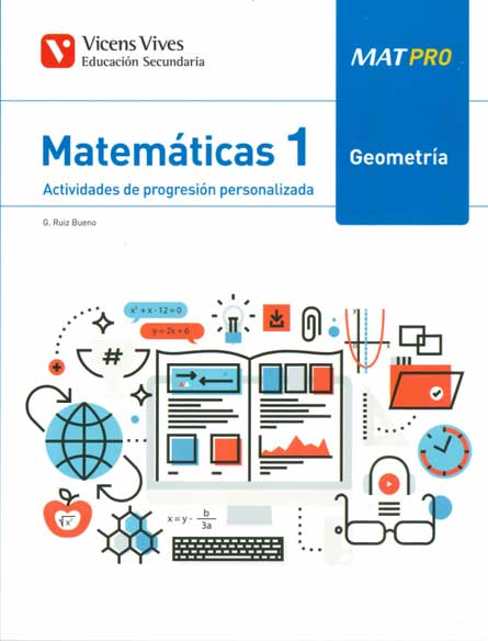 Kniha CUADERNO "MAT PRO" MATEMÁTICAS 1ºESO. GEOMETRÍA 2019 