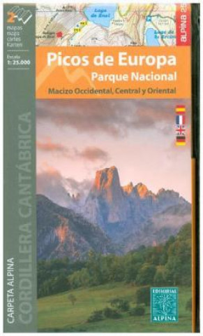 Tlačovina Wanderkarte Nationalpark Picos de Europa 1:25000  LZ bis 2022 