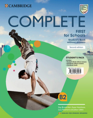 Könyv COMPLETE FIRST FOR SCHOOLS. STUDENT+WORKBOOK WITHOUT ANSWERS AND AUDIO Guy Brook-Hart