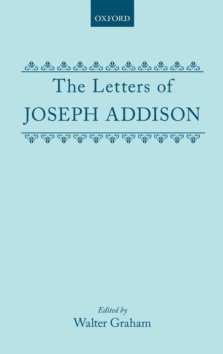 Kniha LETTERS JOSEPH ADDISON C GRAHAM