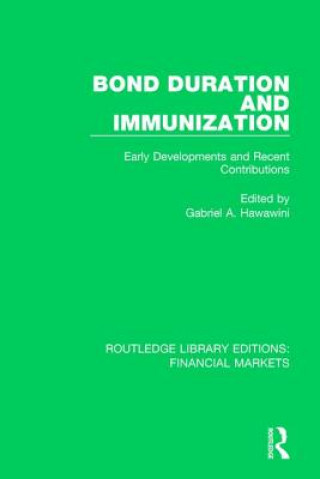 Книга Bond Duration and Immunization Gabriel Hawawini