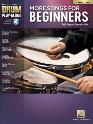 Buch More Songs for Beginners: Drum Play-Along Volume 52 Hal Leonard Corp