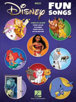 Kniha Disney Fun Songs for Ukulele Hal Leonard Corp