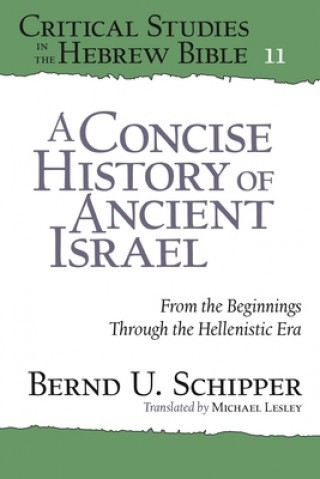 Könyv Concise History of Ancient Israel Bernd U. Schipper