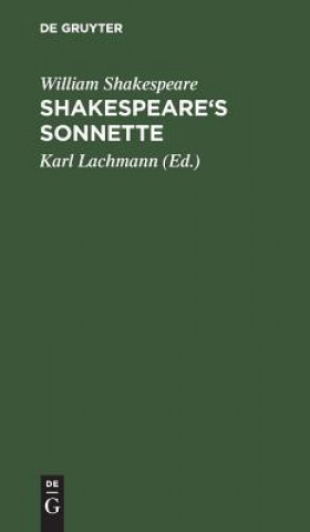 Livre Shakespeare's Sonnette William Shakespeare