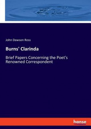 Knjiga Burns' Clarinda Ross John Dawson Ross