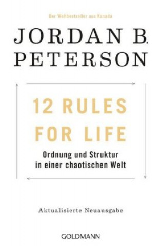 Carte 12 Rules For Life Jordan B. Peterson