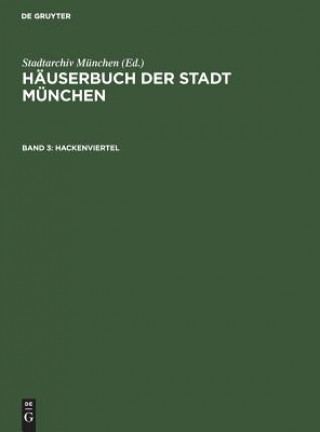 Knjiga Hackenviertel Stadtarchiv München