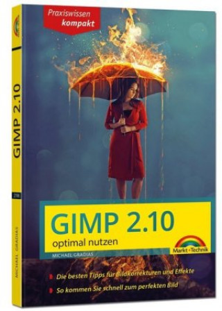 Buch Gimp 2.10 - optimal nutzen Michael Gradias