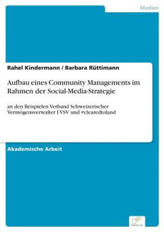 Carte Aufbau eines Community Managements im Rahmen der Social-Media-Strategie Kindermann Rahel Kindermann