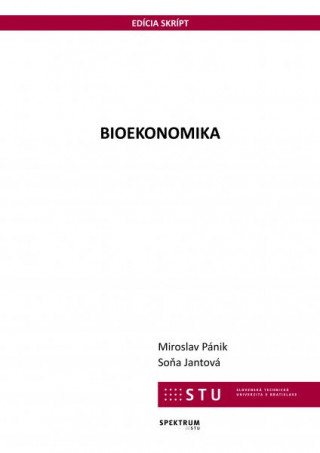 Book Bioekonomika Miroslav Pánik